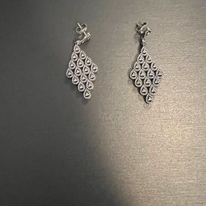 PANDORA Cascading Glamour Earrings, Clear Cubic Zirconia - Limited Edition
